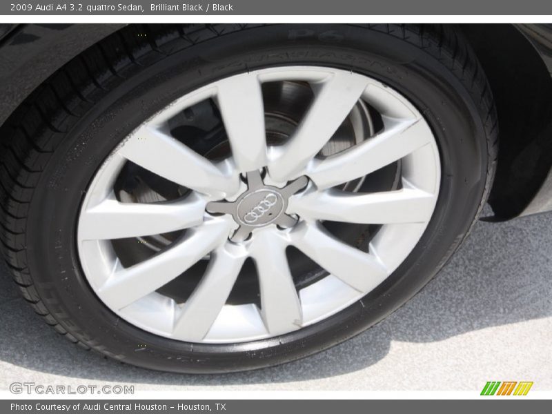 Brilliant Black / Black 2009 Audi A4 3.2 quattro Sedan
