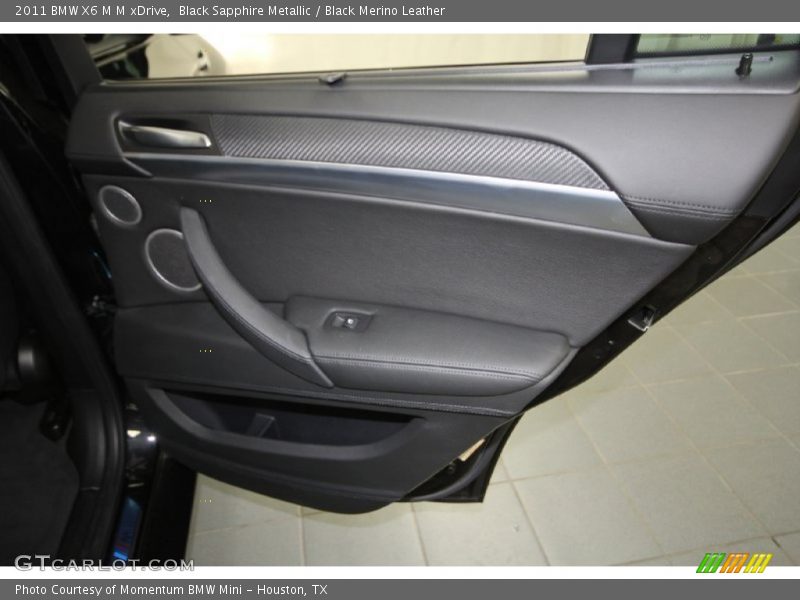 Black Sapphire Metallic / Black Merino Leather 2011 BMW X6 M M xDrive