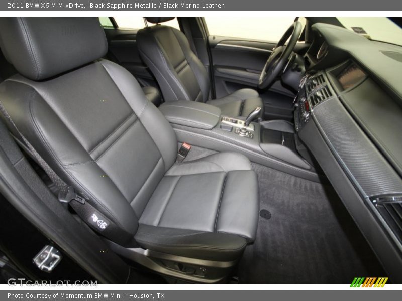 Black Sapphire Metallic / Black Merino Leather 2011 BMW X6 M M xDrive