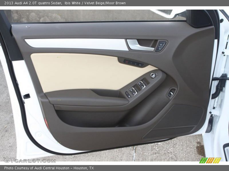 Ibis White / Velvet Beige/Moor Brown 2013 Audi A4 2.0T quattro Sedan