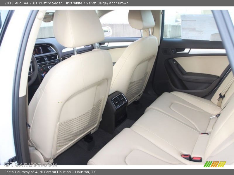 Ibis White / Velvet Beige/Moor Brown 2013 Audi A4 2.0T quattro Sedan