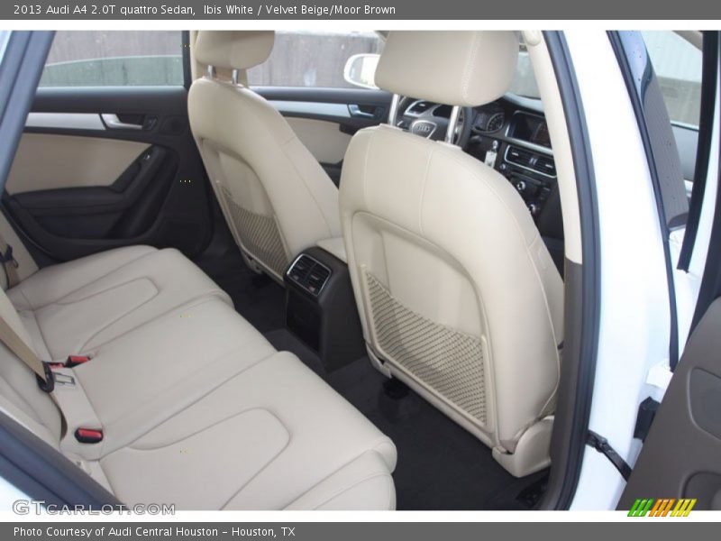 Ibis White / Velvet Beige/Moor Brown 2013 Audi A4 2.0T quattro Sedan
