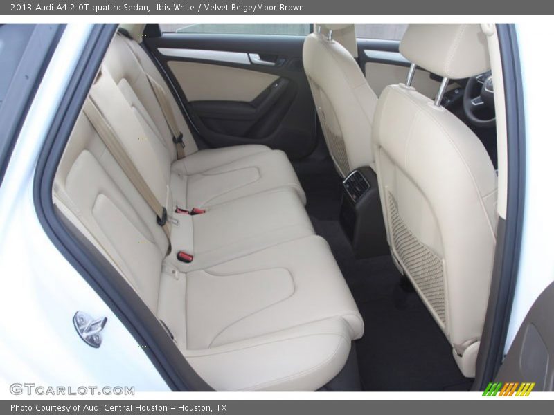 Ibis White / Velvet Beige/Moor Brown 2013 Audi A4 2.0T quattro Sedan