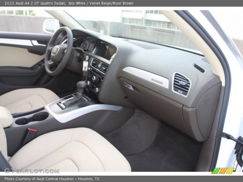 Ibis White / Velvet Beige/Moor Brown 2013 Audi A4 2.0T quattro Sedan