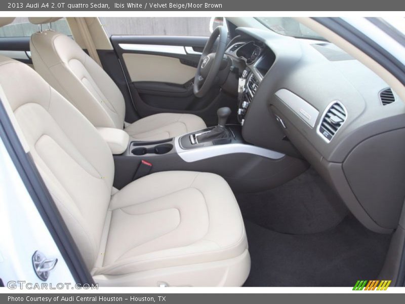 Ibis White / Velvet Beige/Moor Brown 2013 Audi A4 2.0T quattro Sedan