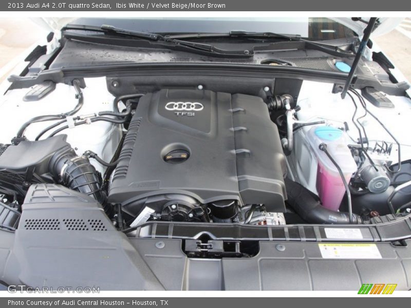 Ibis White / Velvet Beige/Moor Brown 2013 Audi A4 2.0T quattro Sedan