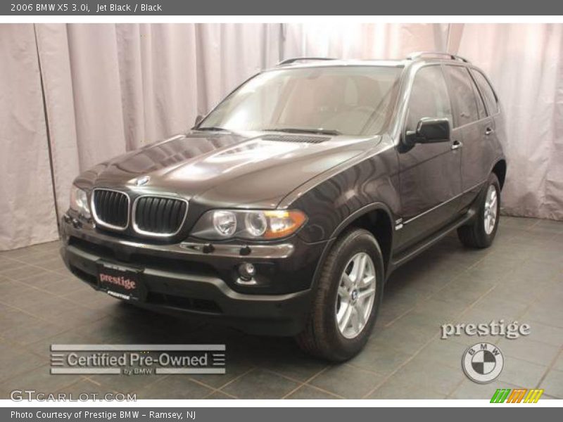 Jet Black / Black 2006 BMW X5 3.0i