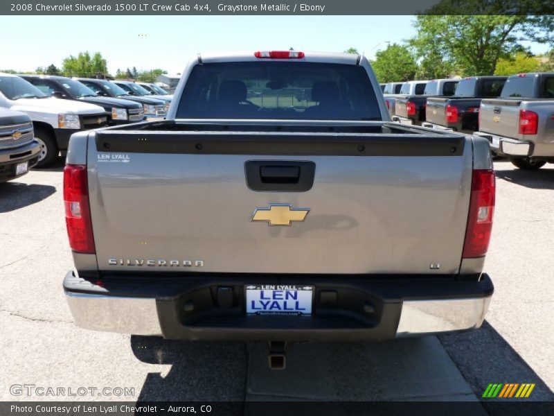 Graystone Metallic / Ebony 2008 Chevrolet Silverado 1500 LT Crew Cab 4x4