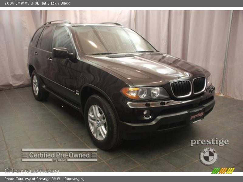Jet Black / Black 2006 BMW X5 3.0i