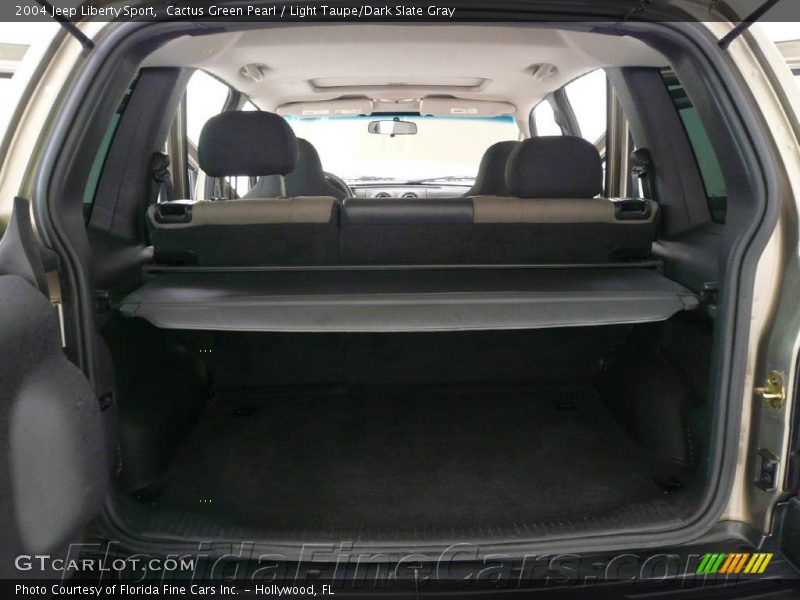 Cactus Green Pearl / Light Taupe/Dark Slate Gray 2004 Jeep Liberty Sport