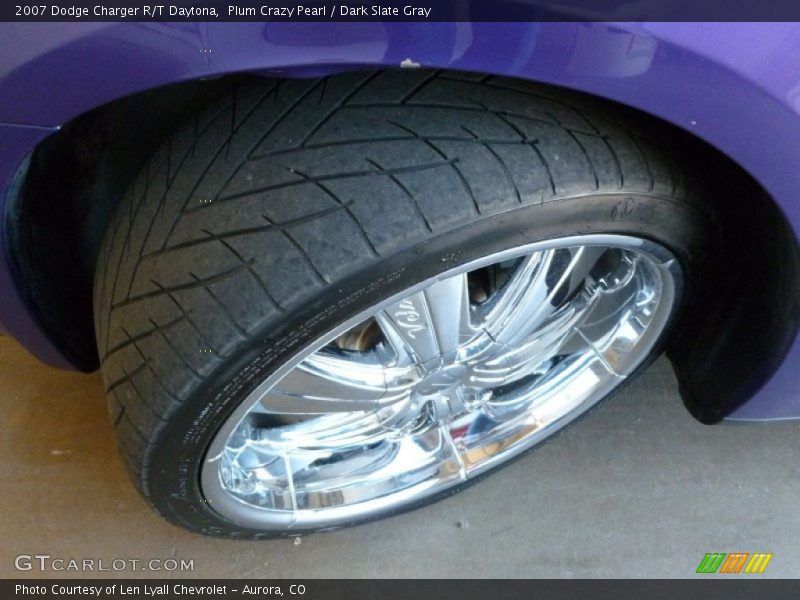 Plum Crazy Pearl / Dark Slate Gray 2007 Dodge Charger R/T Daytona