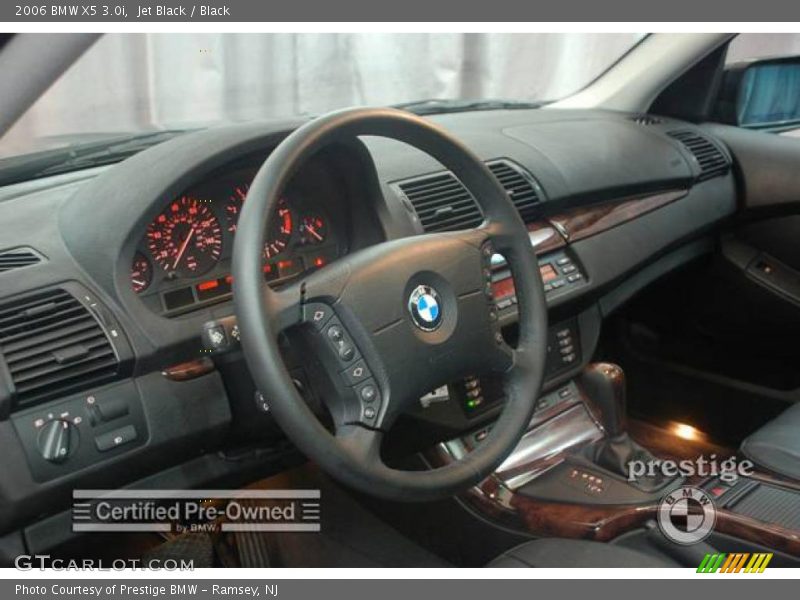 Jet Black / Black 2006 BMW X5 3.0i