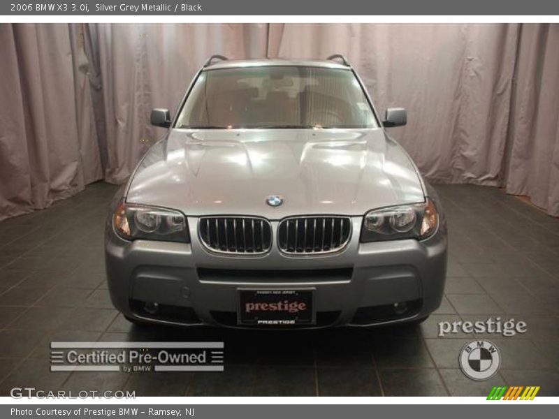 Silver Grey Metallic / Black 2006 BMW X3 3.0i