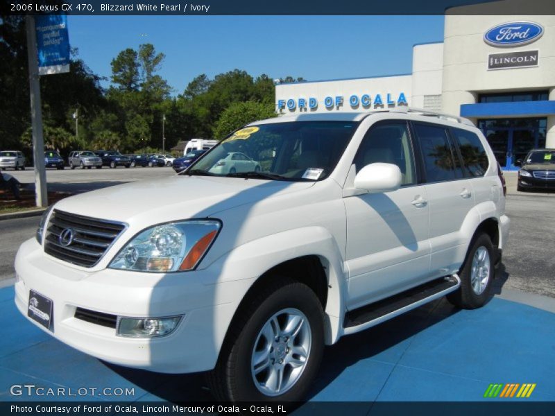 Blizzard White Pearl / Ivory 2006 Lexus GX 470