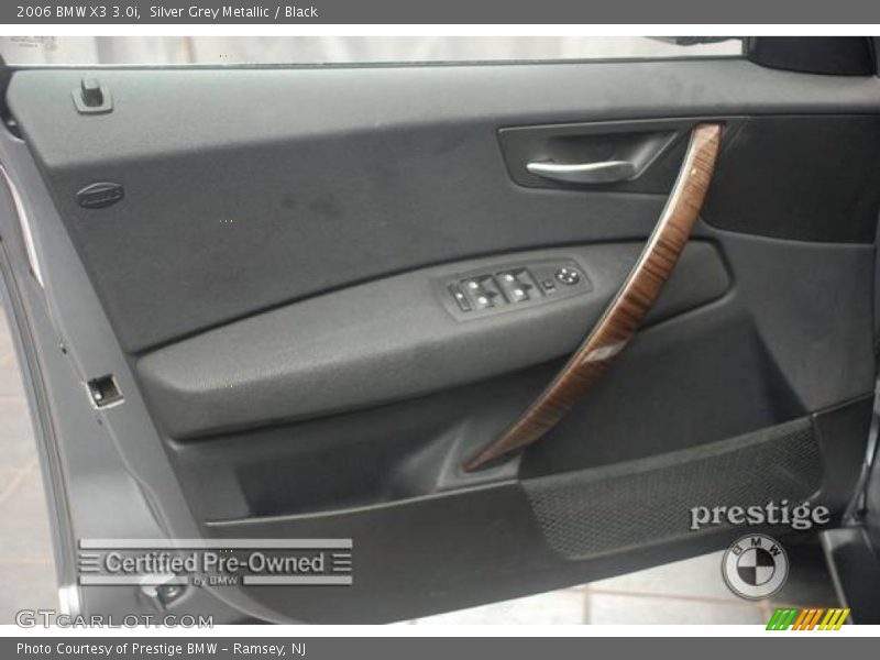 Silver Grey Metallic / Black 2006 BMW X3 3.0i