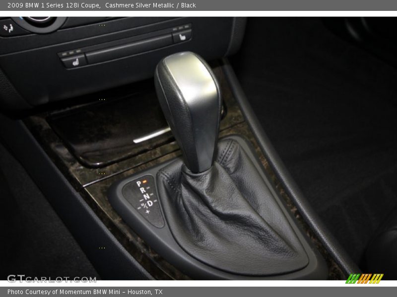 Cashmere Silver Metallic / Black 2009 BMW 1 Series 128i Coupe