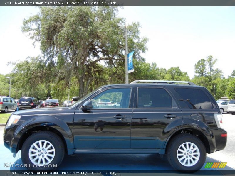 Tuxedo Black Metallic / Black 2011 Mercury Mariner Premier V6