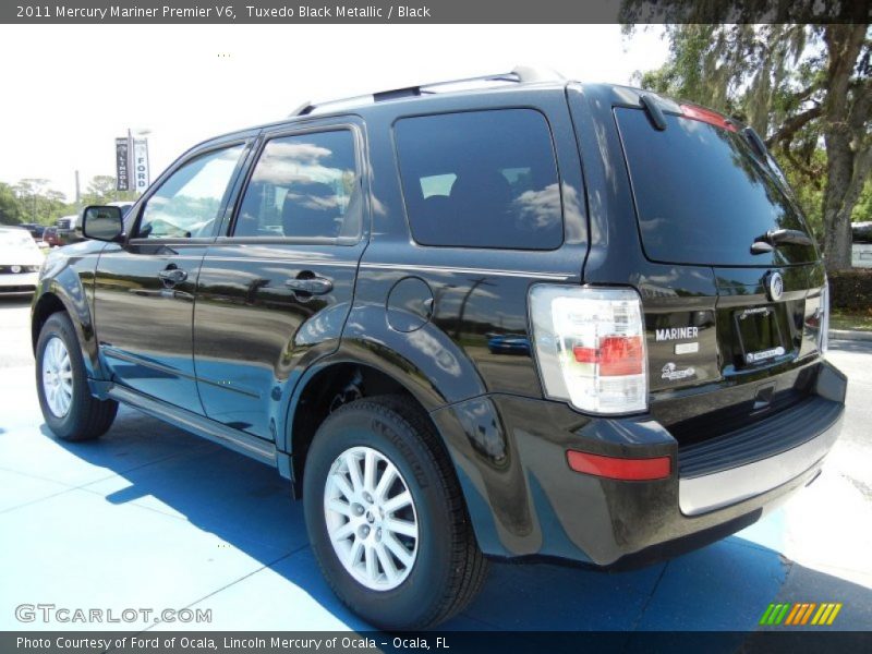 Tuxedo Black Metallic / Black 2011 Mercury Mariner Premier V6