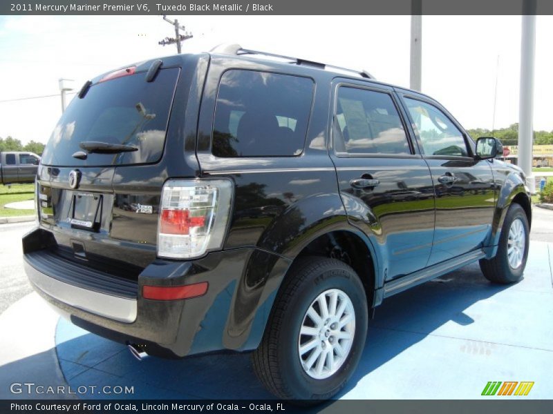 Tuxedo Black Metallic / Black 2011 Mercury Mariner Premier V6