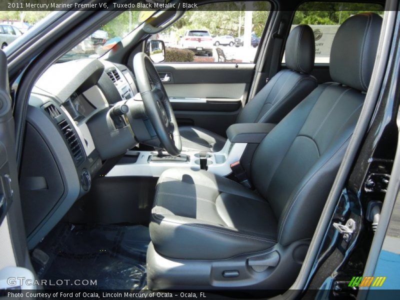 Tuxedo Black Metallic / Black 2011 Mercury Mariner Premier V6