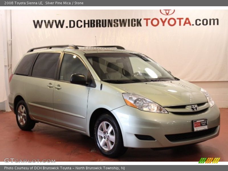 Silver Pine Mica / Stone 2008 Toyota Sienna LE