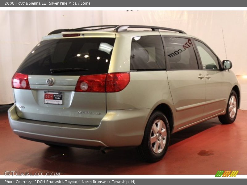 Silver Pine Mica / Stone 2008 Toyota Sienna LE