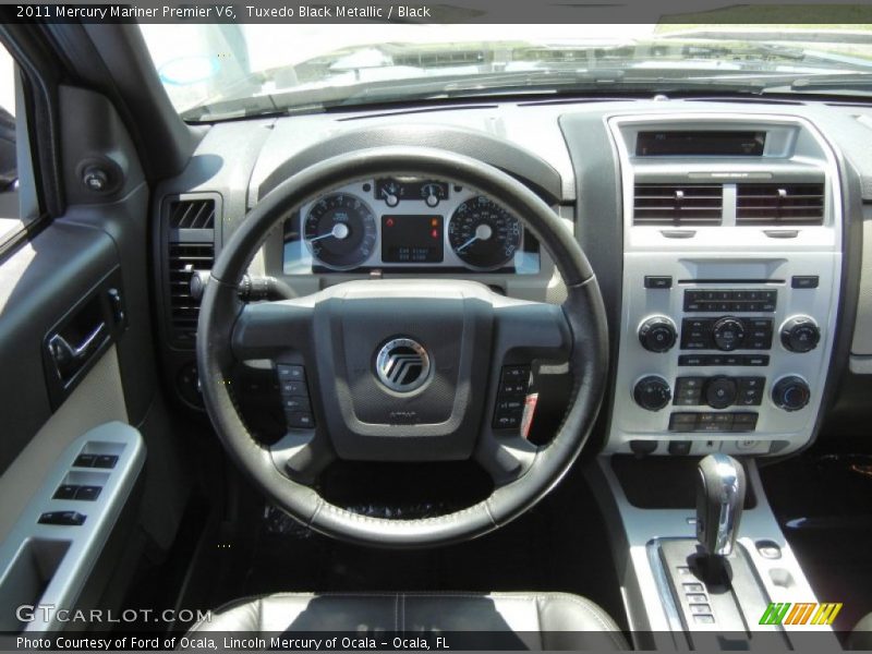 Tuxedo Black Metallic / Black 2011 Mercury Mariner Premier V6