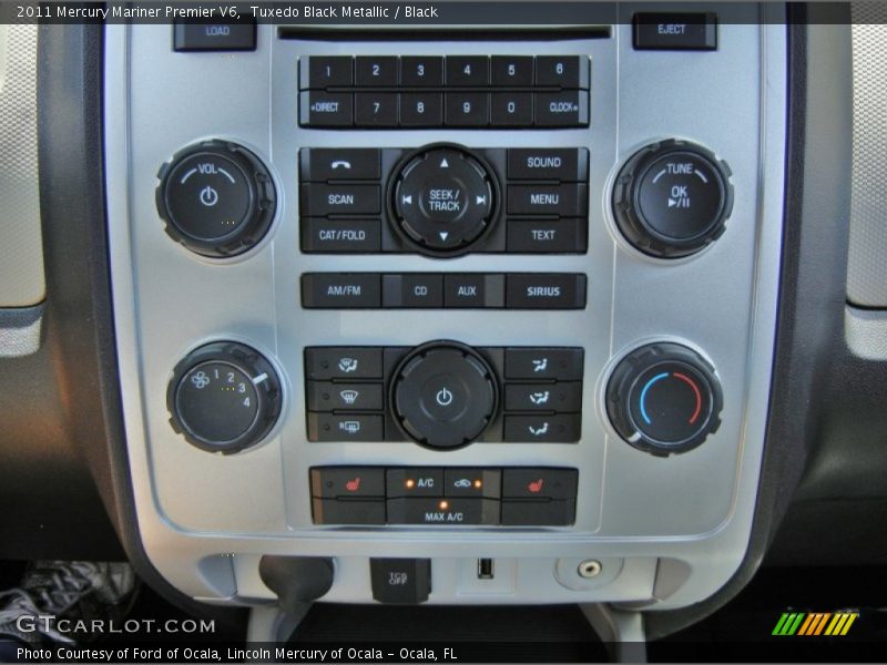 Tuxedo Black Metallic / Black 2011 Mercury Mariner Premier V6