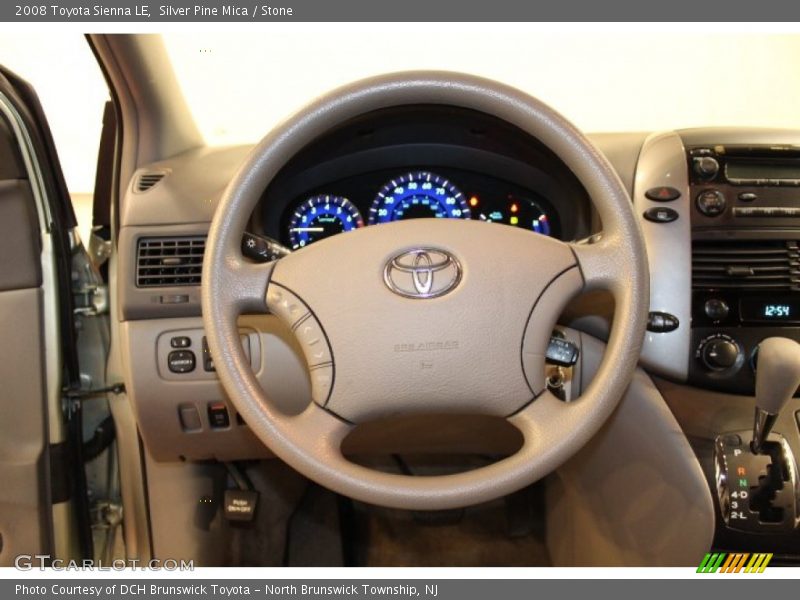Silver Pine Mica / Stone 2008 Toyota Sienna LE