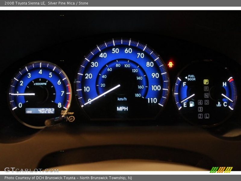 Silver Pine Mica / Stone 2008 Toyota Sienna LE