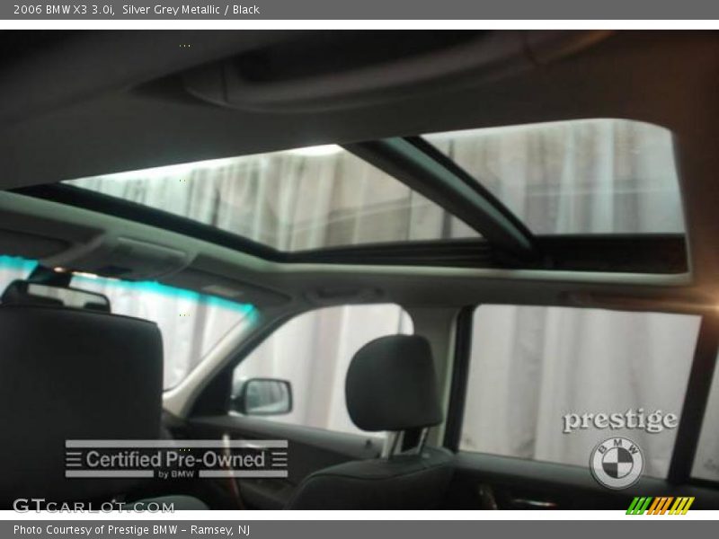 Silver Grey Metallic / Black 2006 BMW X3 3.0i