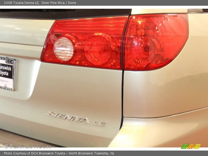 Silver Pine Mica / Stone 2008 Toyota Sienna LE