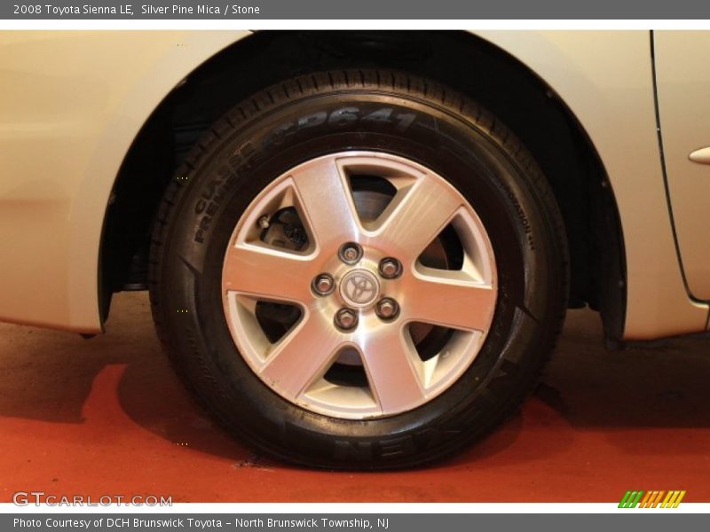 Silver Pine Mica / Stone 2008 Toyota Sienna LE