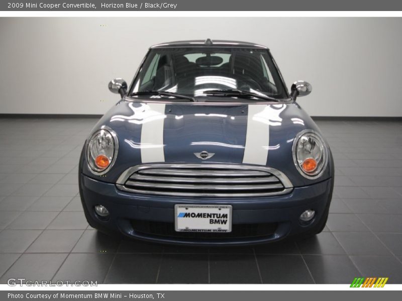 Horizon Blue / Black/Grey 2009 Mini Cooper Convertible