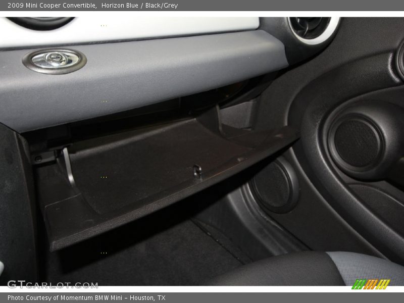 Horizon Blue / Black/Grey 2009 Mini Cooper Convertible