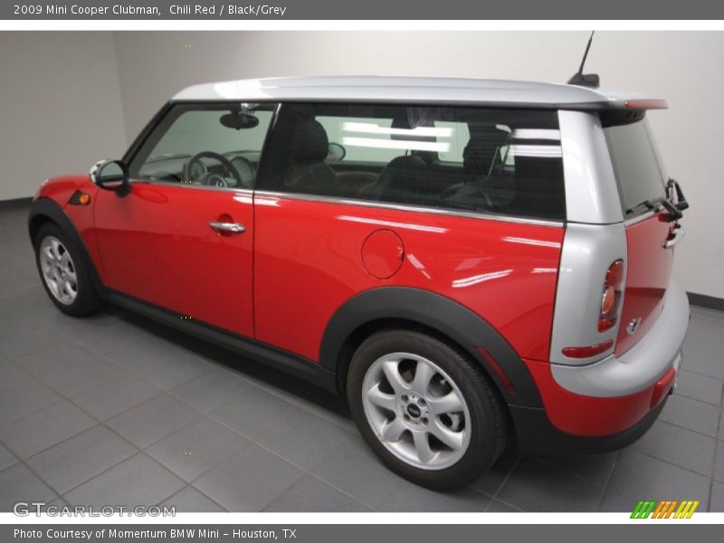 Chili Red / Black/Grey 2009 Mini Cooper Clubman