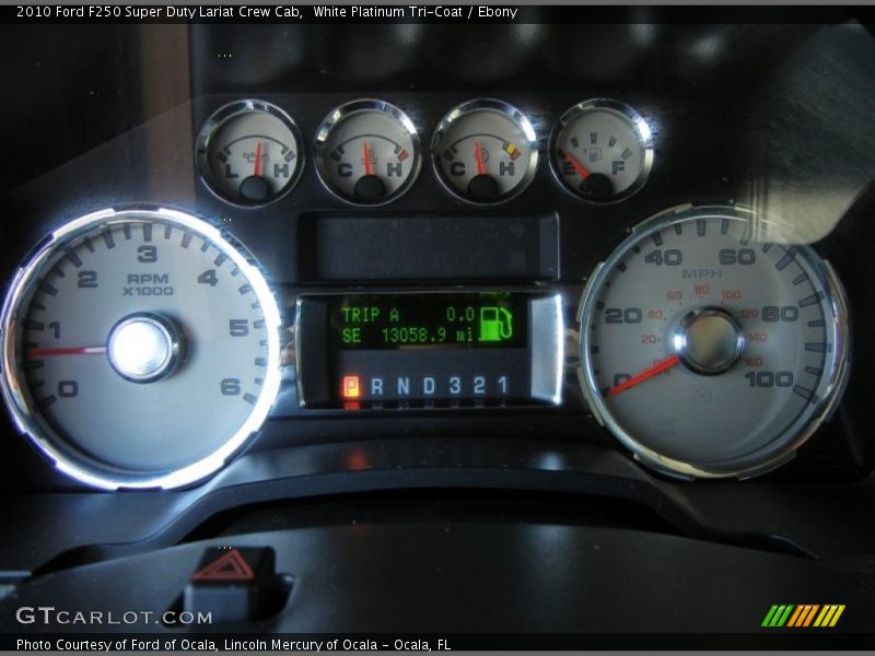  2010 F250 Super Duty Lariat Crew Cab Lariat Crew Cab Gauges