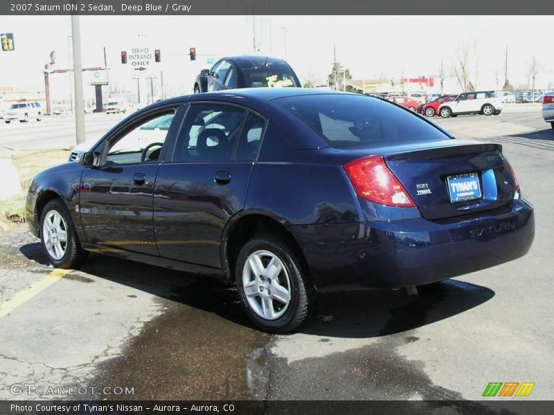 Deep Blue / Gray 2007 Saturn ION 2 Sedan