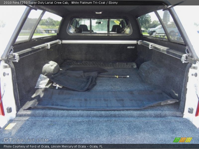 White Platinum Tri-Coat / Ebony 2010 Ford F250 Super Duty Lariat Crew Cab