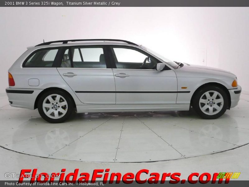 Titanium Silver Metallic / Grey 2001 BMW 3 Series 325i Wagon