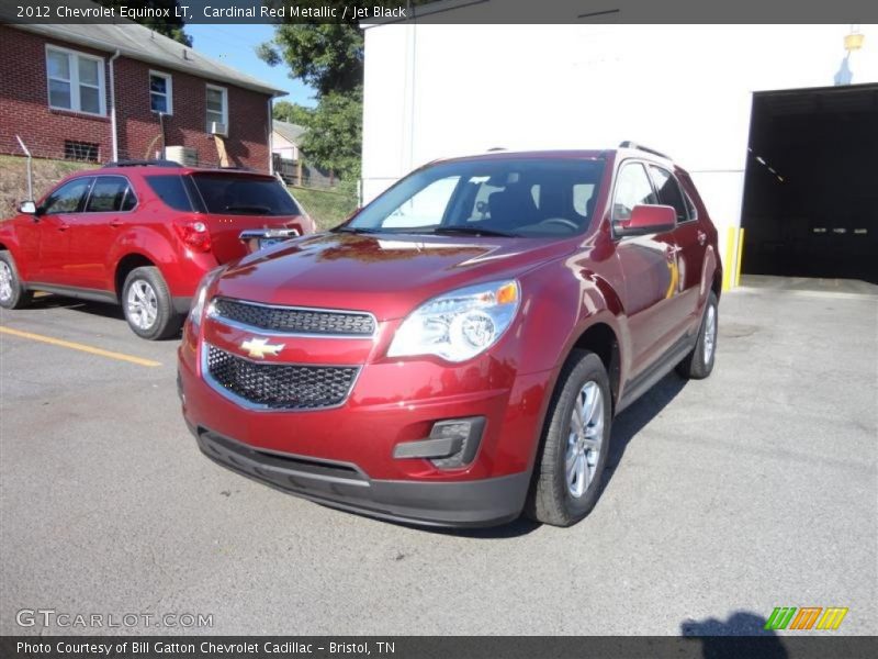 Cardinal Red Metallic / Jet Black 2012 Chevrolet Equinox LT