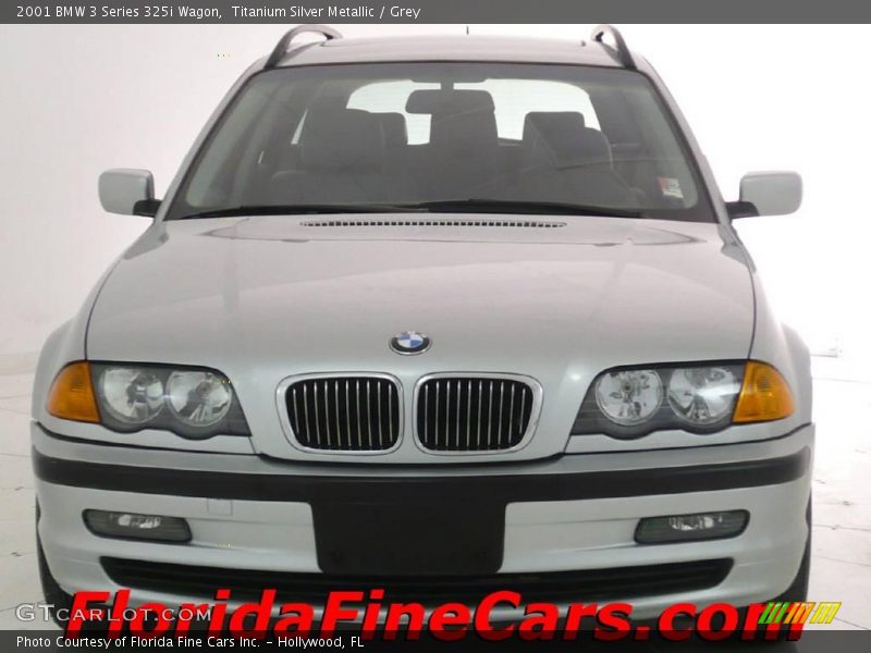 Titanium Silver Metallic / Grey 2001 BMW 3 Series 325i Wagon