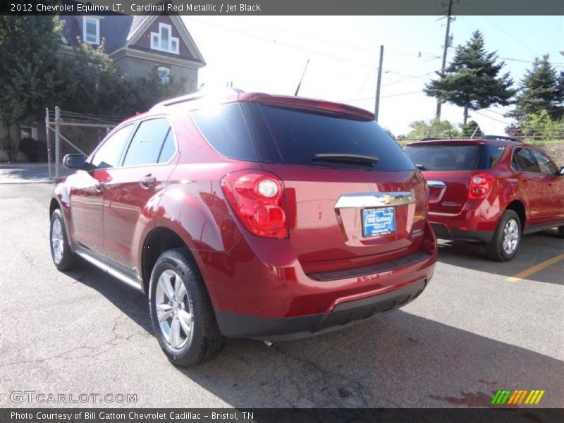 Cardinal Red Metallic / Jet Black 2012 Chevrolet Equinox LT