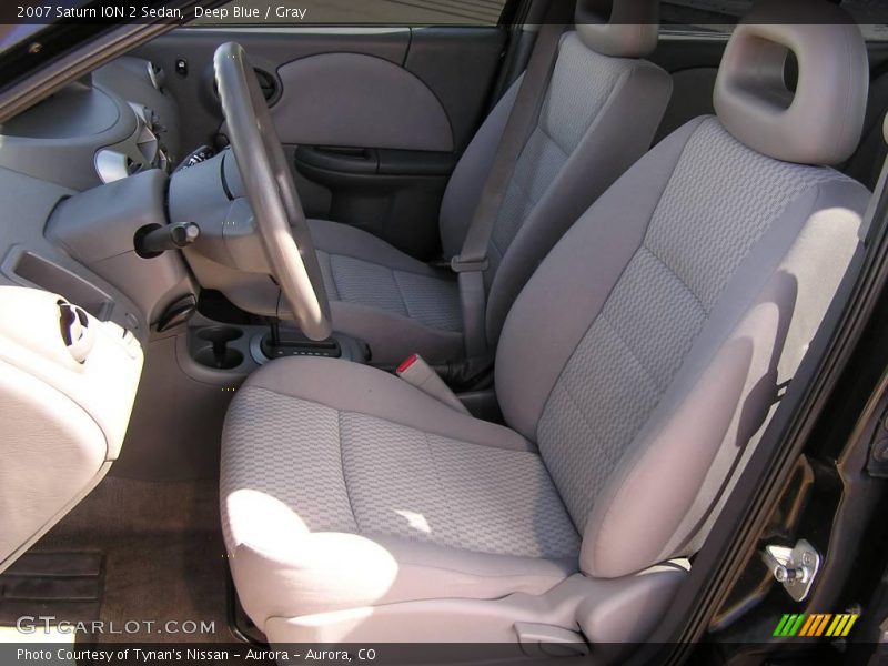 Deep Blue / Gray 2007 Saturn ION 2 Sedan