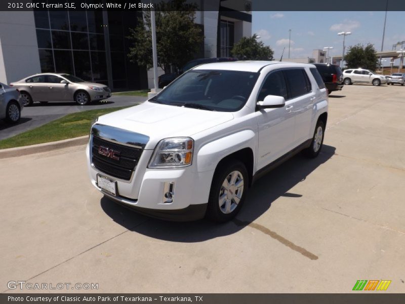 Olympic White / Jet Black 2012 GMC Terrain SLE