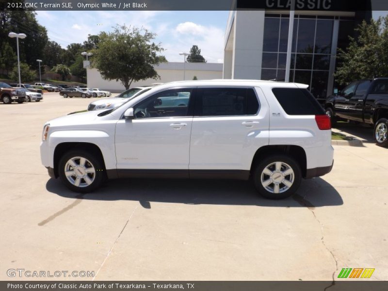 Olympic White / Jet Black 2012 GMC Terrain SLE