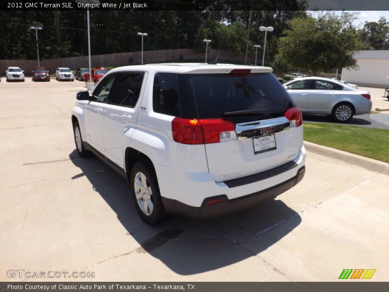 Olympic White / Jet Black 2012 GMC Terrain SLE