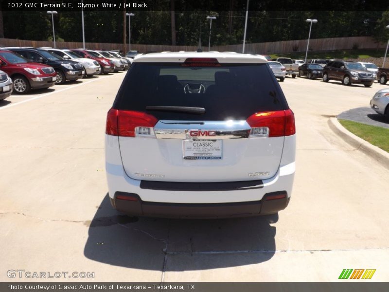 Olympic White / Jet Black 2012 GMC Terrain SLE