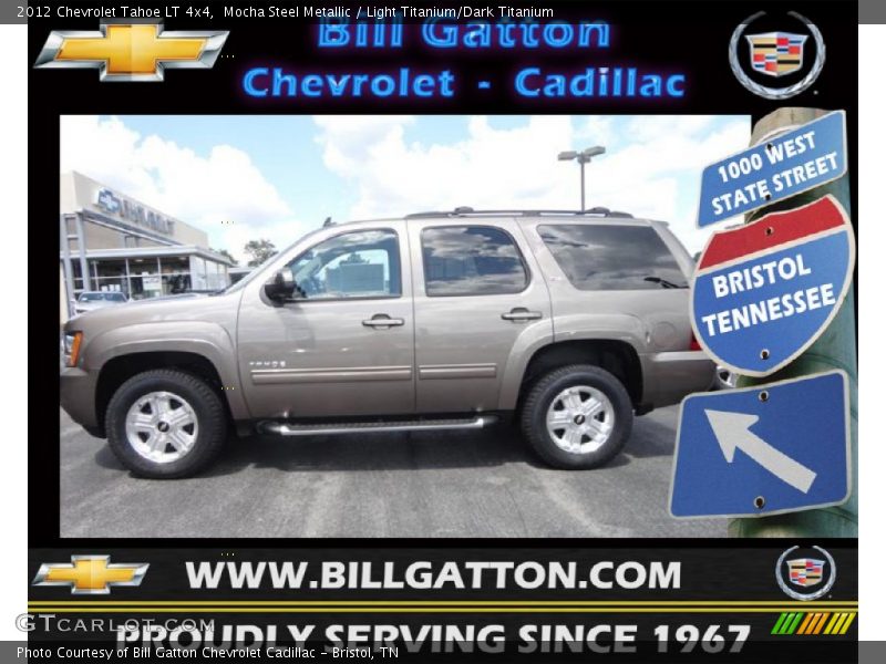 Mocha Steel Metallic / Light Titanium/Dark Titanium 2012 Chevrolet Tahoe LT 4x4