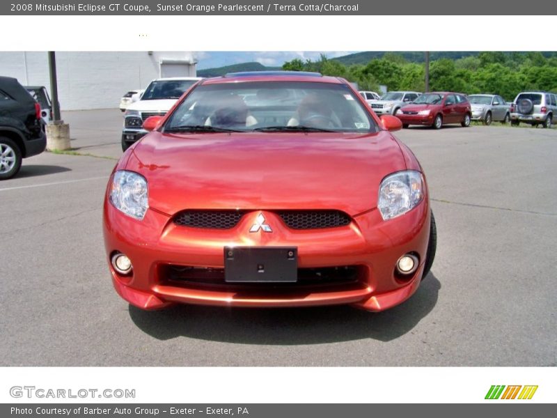 Sunset Orange Pearlescent / Terra Cotta/Charcoal 2008 Mitsubishi Eclipse GT Coupe